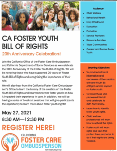 Flyer for OFCO 20th anniversary celebration